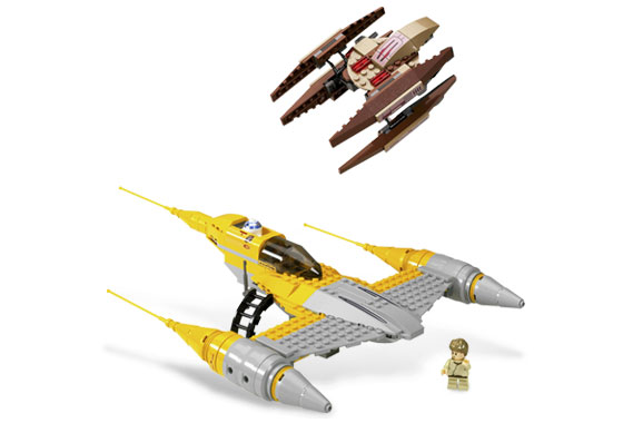 Episode I - Naboo N-1 Starfighter with Vulture Droid ( Lego 7660 ) imagen a