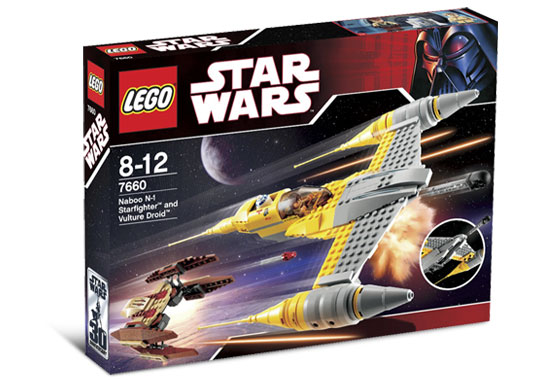 Episode I - Naboo N-1 Starfighter with Vulture Droid ( Lego 7660 ) imagen b