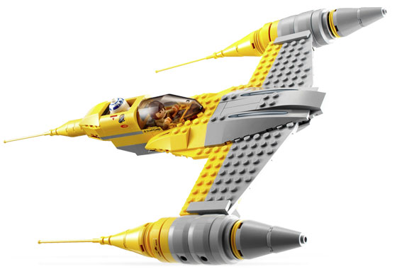 Episode I - Naboo N-1 Starfighter with Vulture Droid ( Lego 7660 ) imagen c
