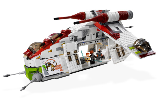 Republic Attack Gunship ( Lego 7676 ) imagen c
