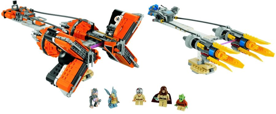 Anakin's and Sebulba's Podracers ( Lego 7962 ) imagen a