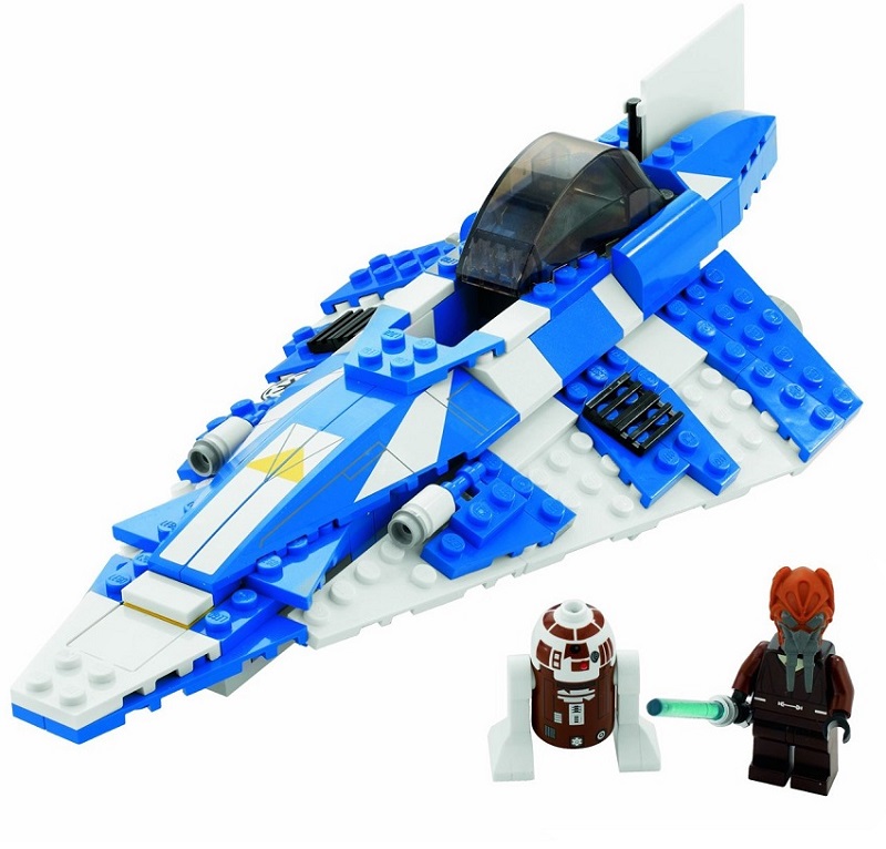 Plo Koon's Jesi Starfighfer ( Lego 8093 ) imagen a