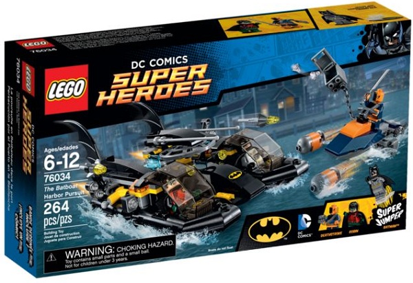 Persecución por el Puerto en el Batbarco ( Lego 76034 ) imagen b