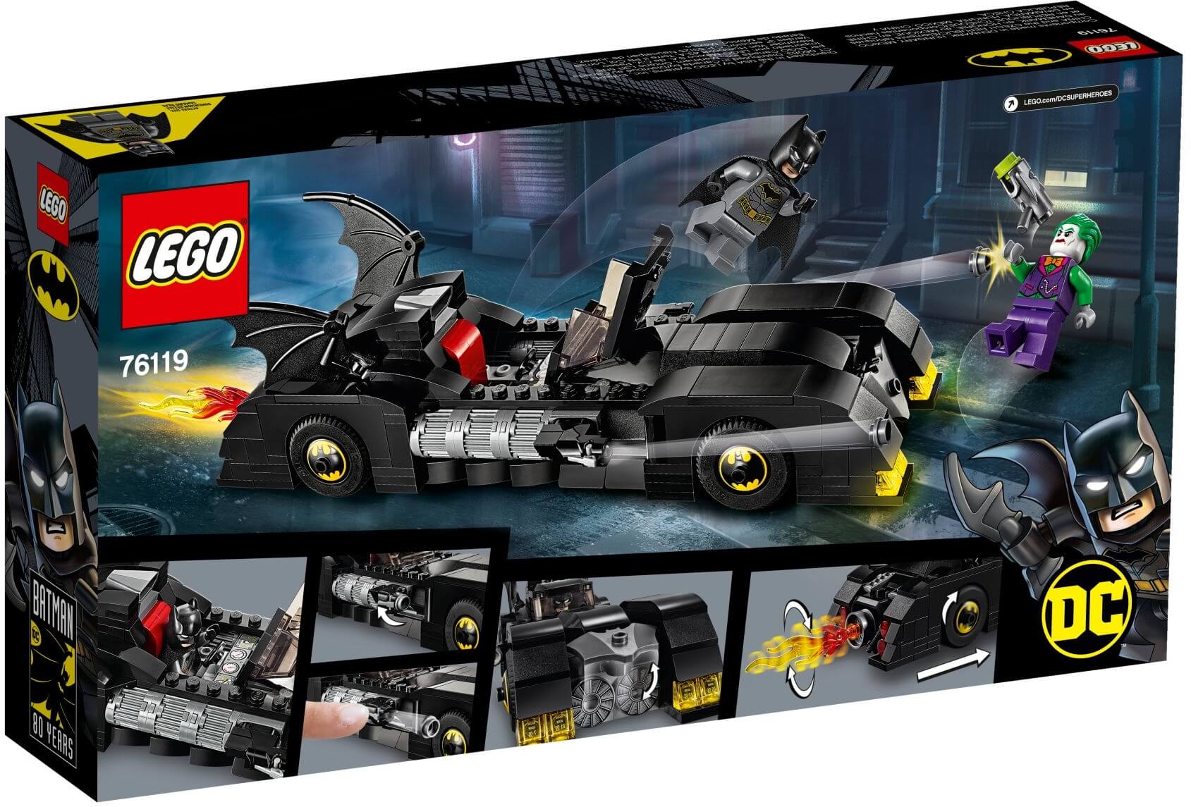 Batmobile La Persecución del Joker ( Lego 76119 ) imagen c