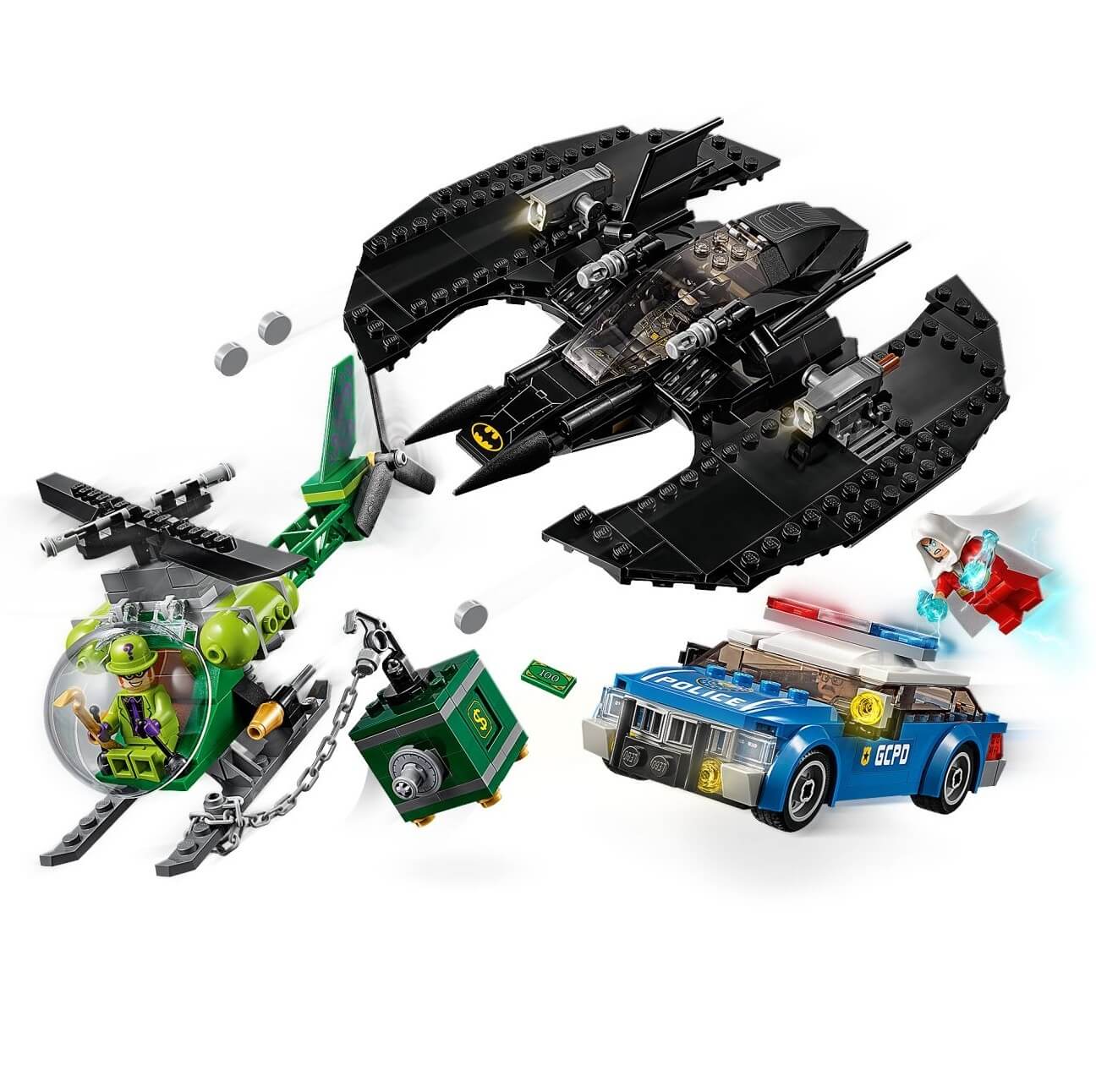 Batwing de Batman y el Asalto de Enigma ( Lego 76120 ) imagen b