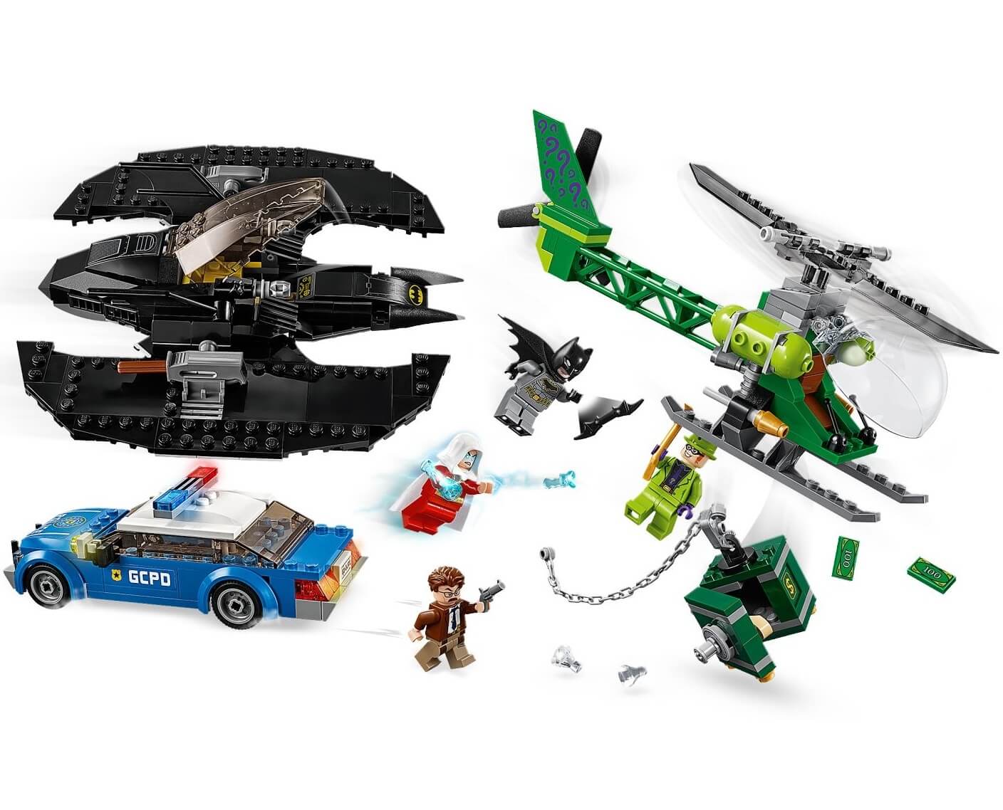 Batwing de Batman y el Asalto de Enigma ( Lego 76120 ) imagen c