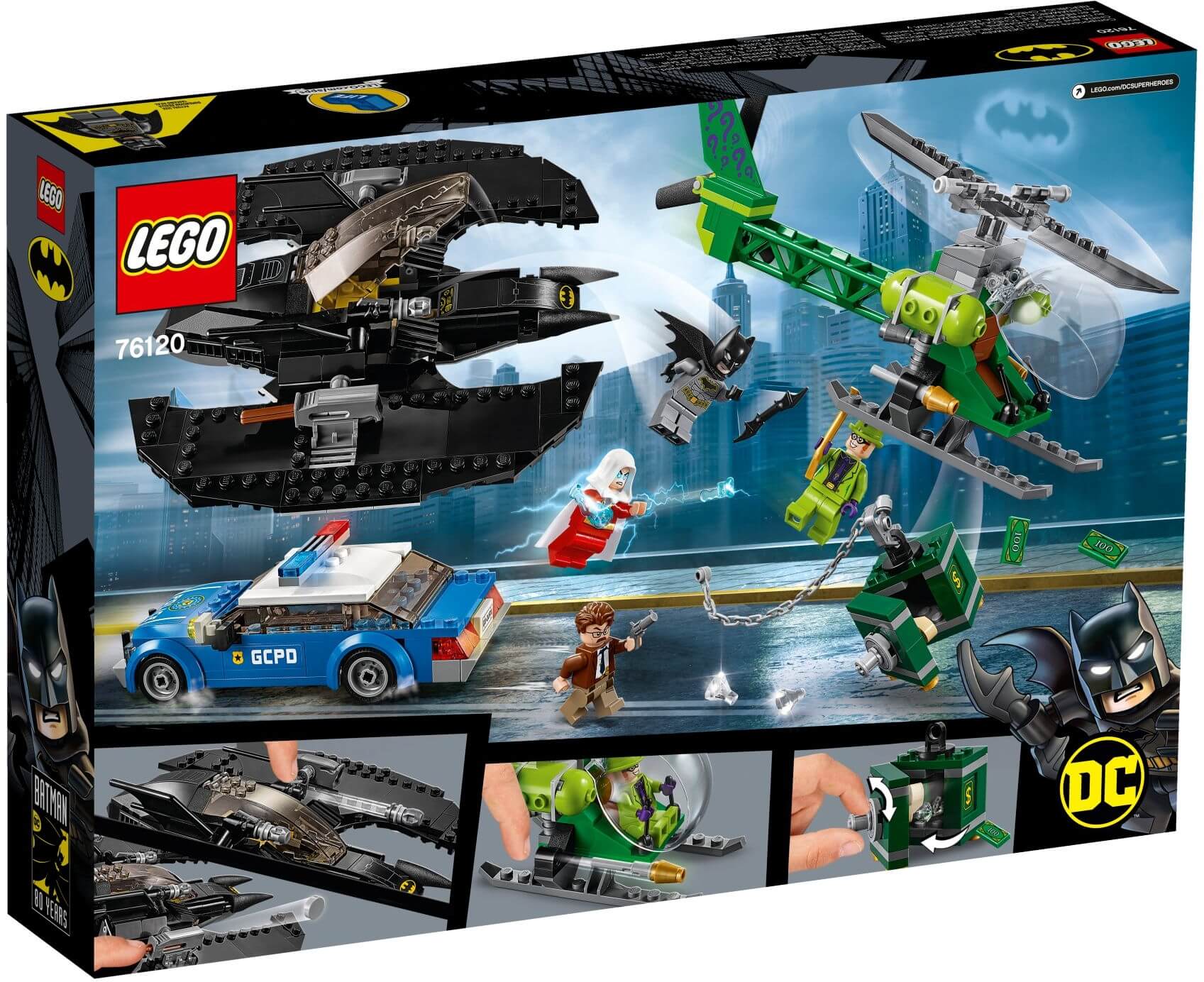 Batwing de Batman y el Asalto de Enigma ( Lego 76120 ) imagen d