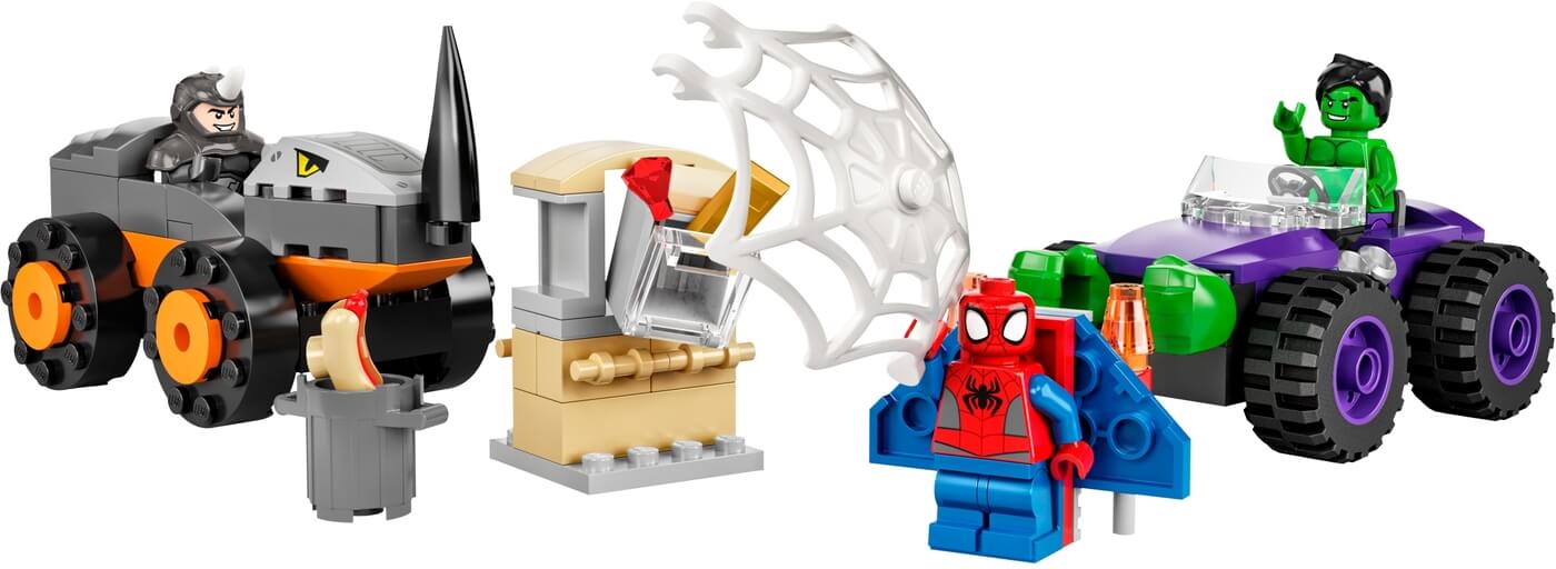 Camiones de Combate de Hulk y Rino ( Lego 10782 ) imagen a