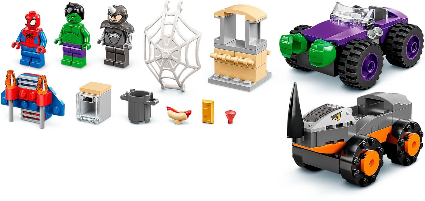 Camiones de Combate de Hulk y Rino ( Lego 10782 ) imagen b