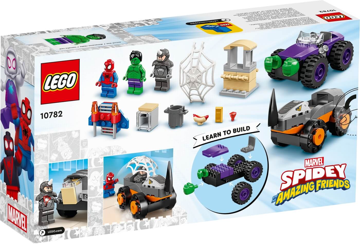 Camiones de Combate de Hulk y Rino ( Lego 10782 ) imagen e