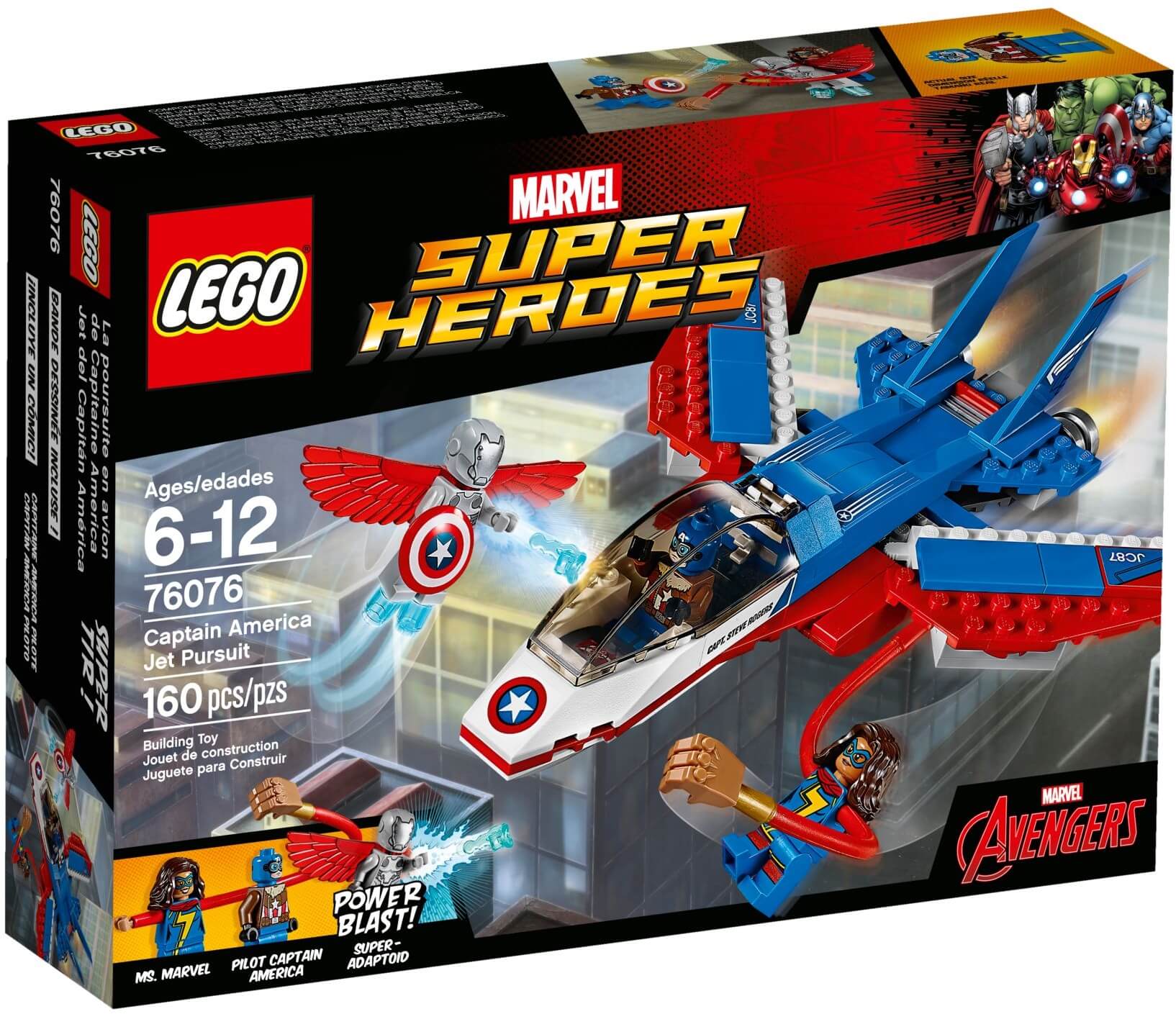 Jet del Capitán América ( Lego 76076 ) imagen f