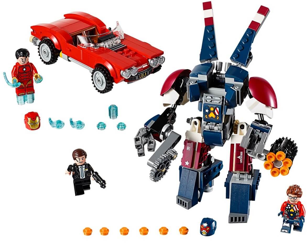 Iron Man el ataque de Acero de Detroit ( Lego 76077 ) imagen a