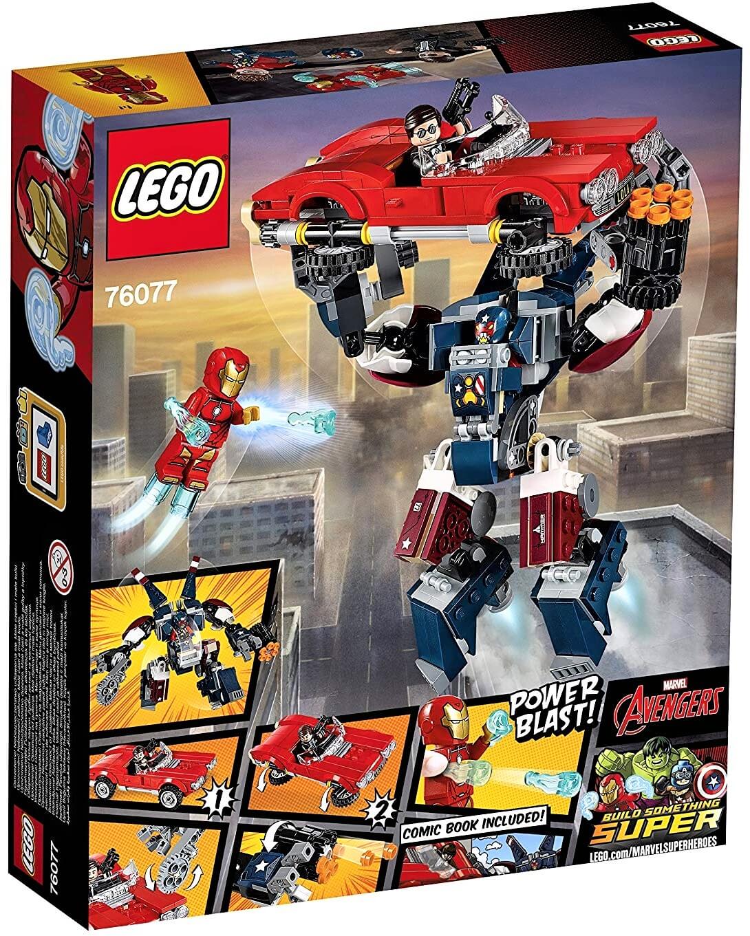 Iron Man el ataque de Acero de Detroit ( Lego 76077 ) imagen e