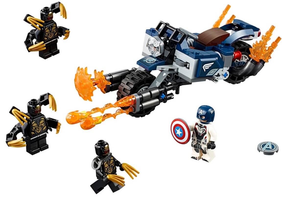 Capitan America Ataque de los Outriders ( Lego 76123 ) imagen a