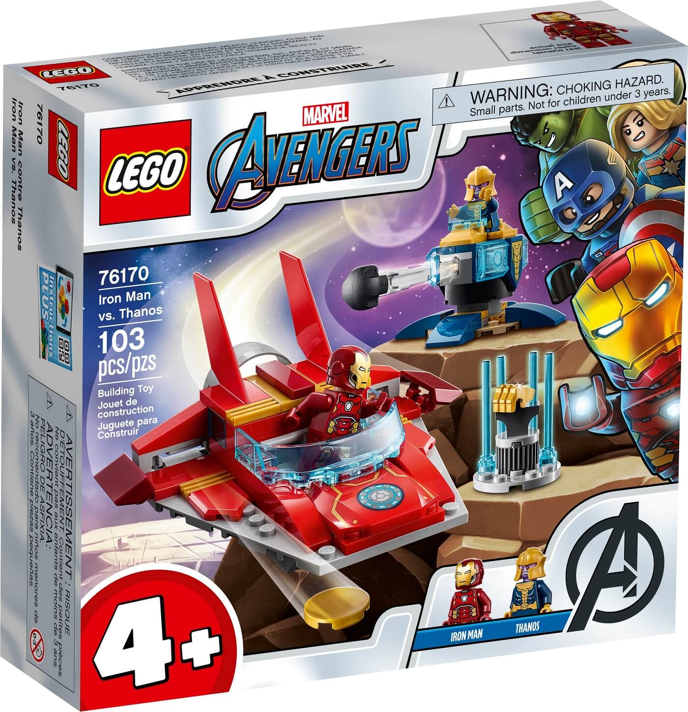 Avengers Iron Man vs Thanos ( Lego 76170 ) imagen h