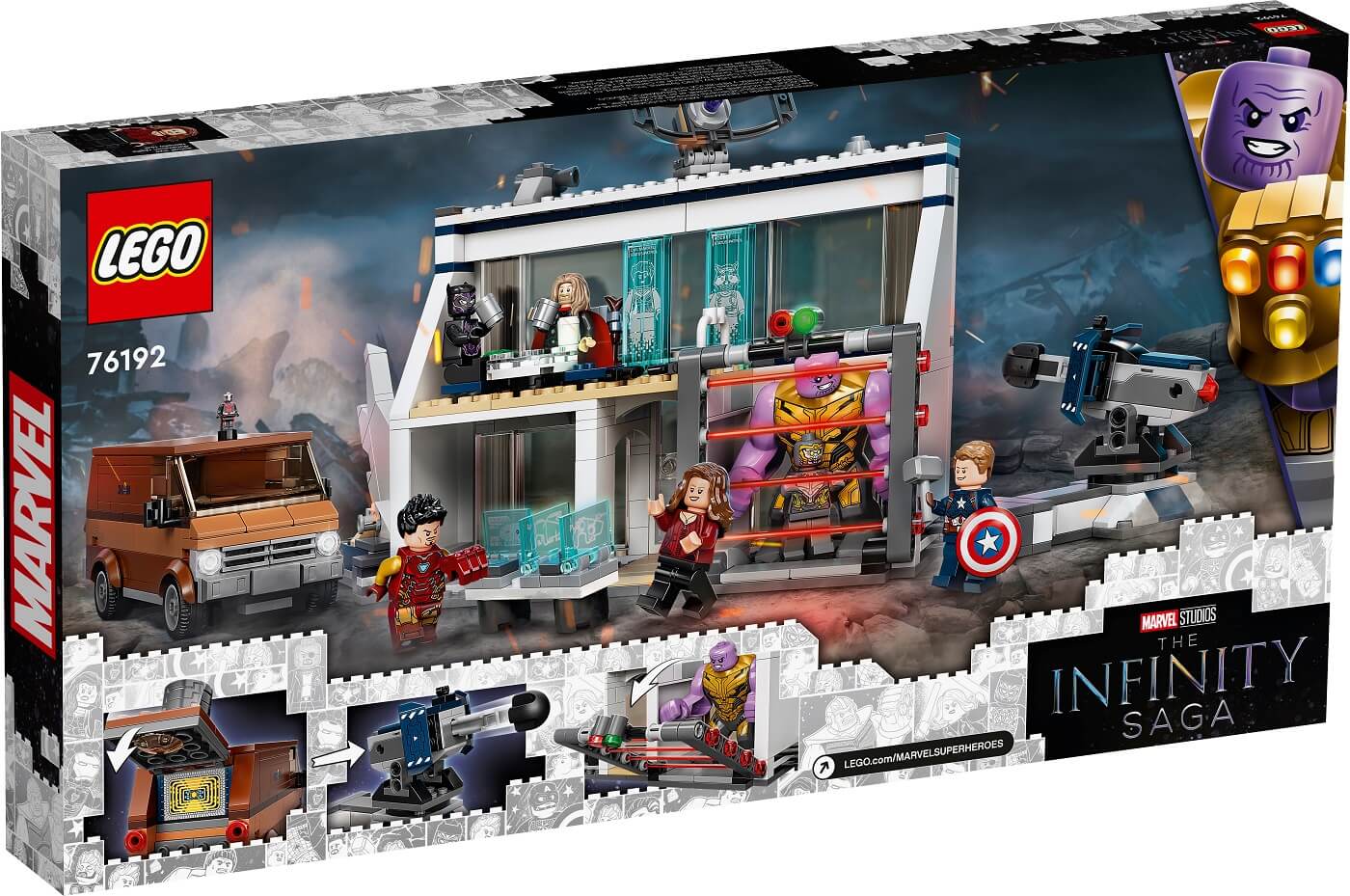 The Infinitity Saga Vengadores Batalla Final de Endgame ( Lego 76192 ) imagen h