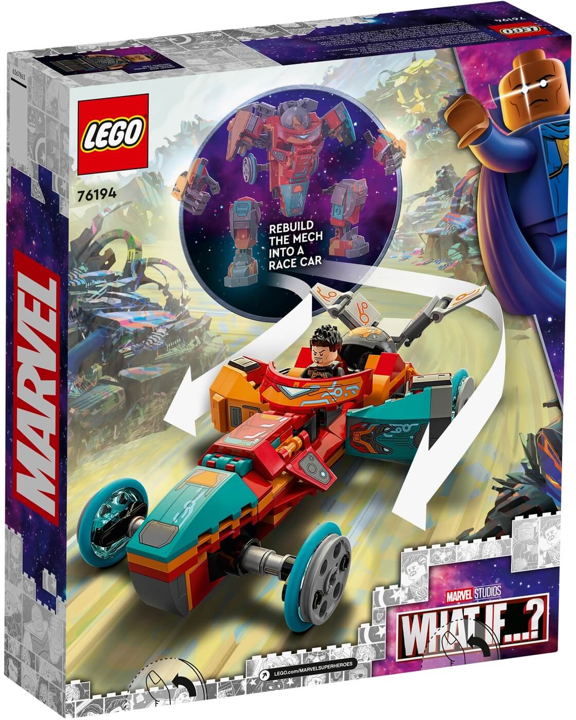 Iron Man Sakaariano de Tony Stark ( Lego 76194 ) imagen e