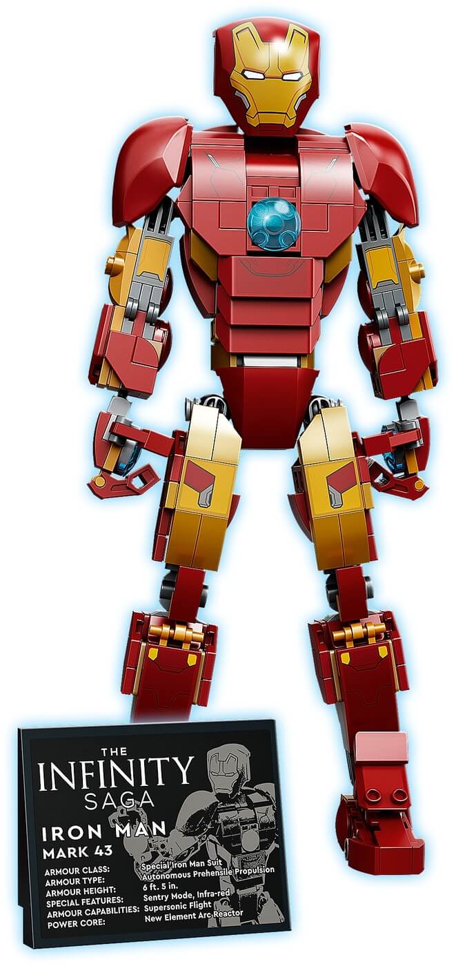 Figura de Iron Man ( Lego 76206 ) imagen b