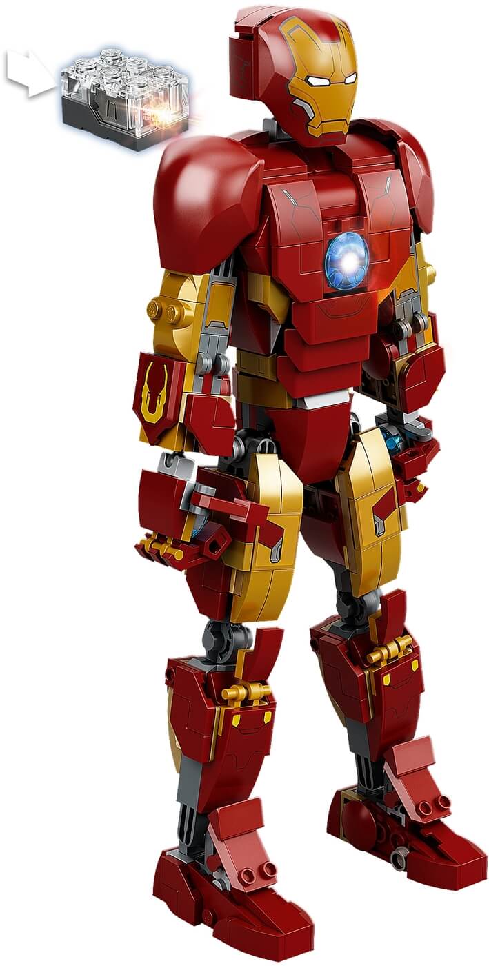 Figura de Iron Man ( Lego 76206 ) imagen c
