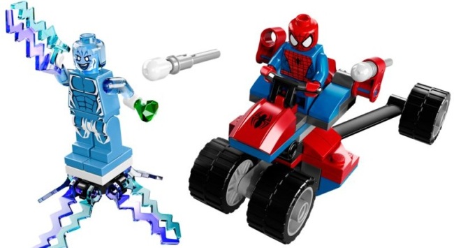 El Trike Araña vs. Electro ( Lego 76014 ) imagen a