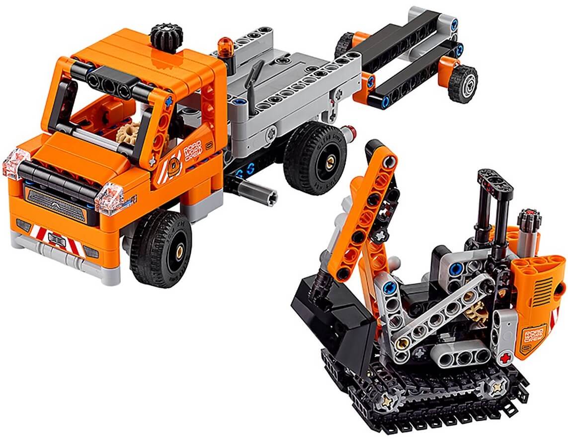 Equipo de trabajo en carretera ( Lego 42060 ) imagen a