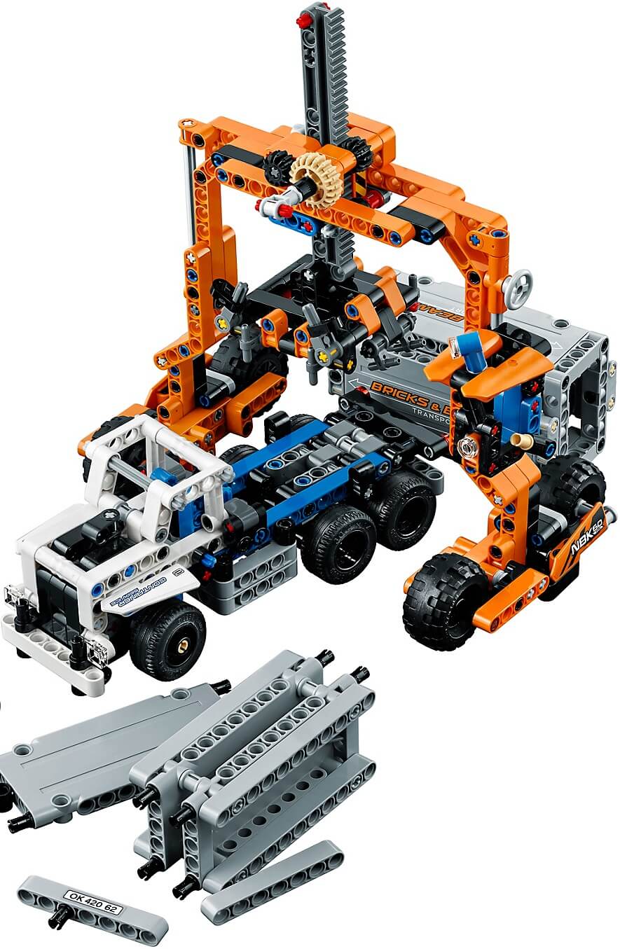 Depósito de contenedores ( Lego 42062 ) imagen e