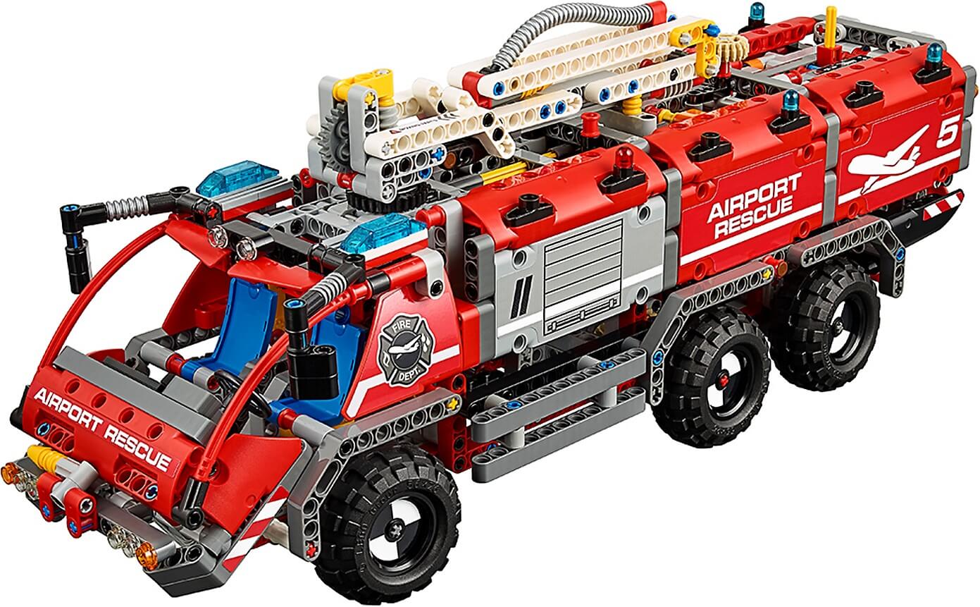 Vehículo de rescate aeroportuario ( Lego 42068 ) imagen a