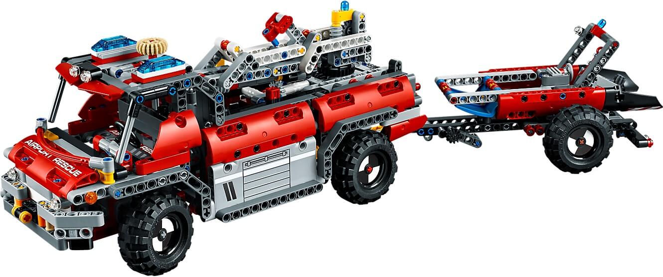 Vehículo de rescate aeroportuario ( Lego 42068 ) imagen d