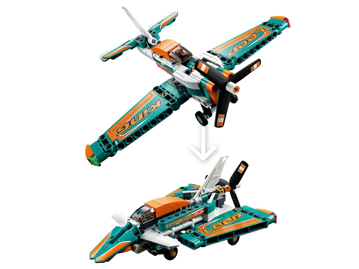 Avion de Carreras 2en1 ( Lego 42117 ) imagen d