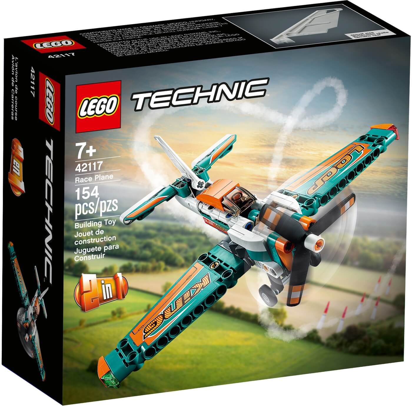 Avion de Carreras 2en1 ( Lego 42117 ) imagen f