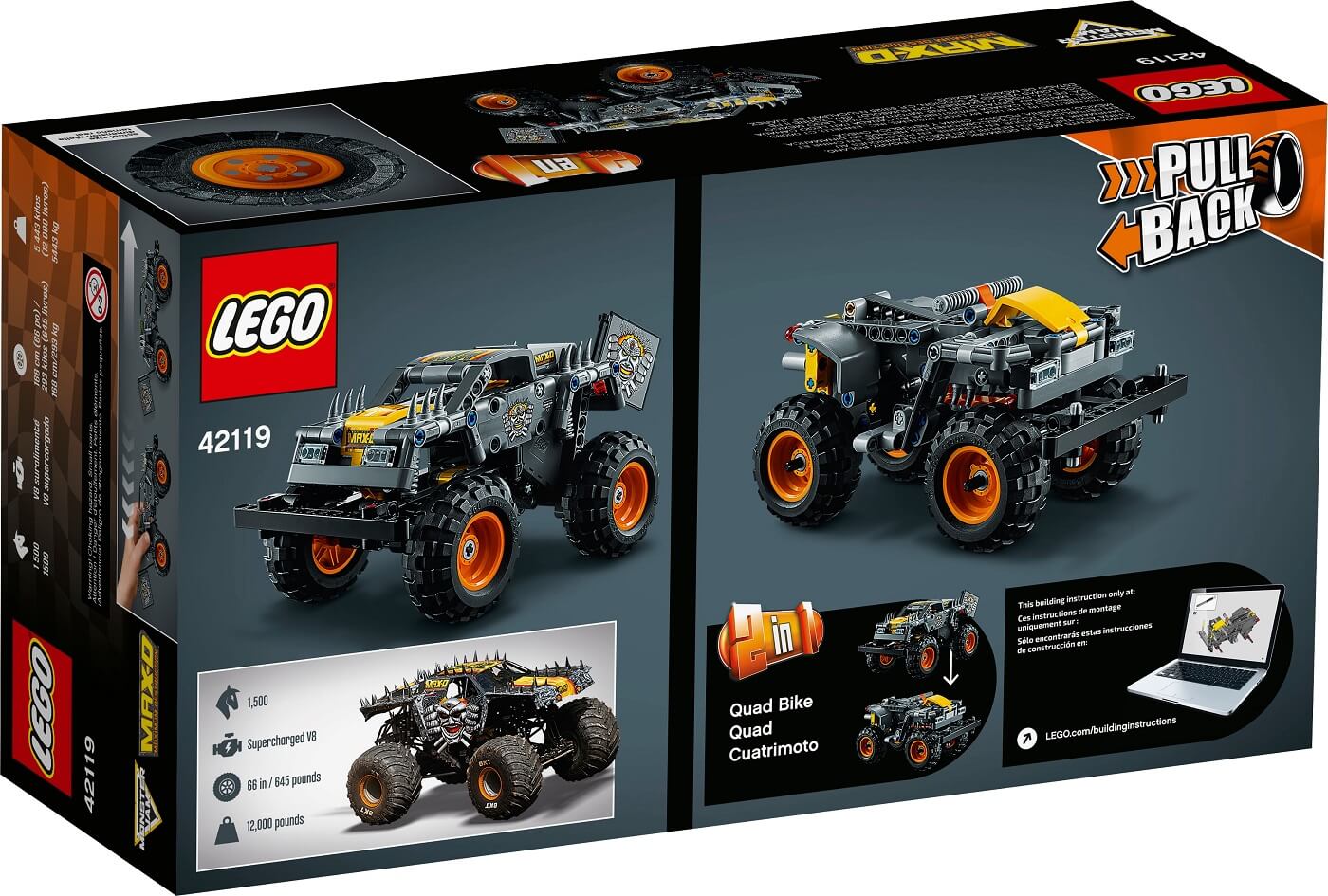 Monster Jam Max-D ( Lego 42119 ) imagen g