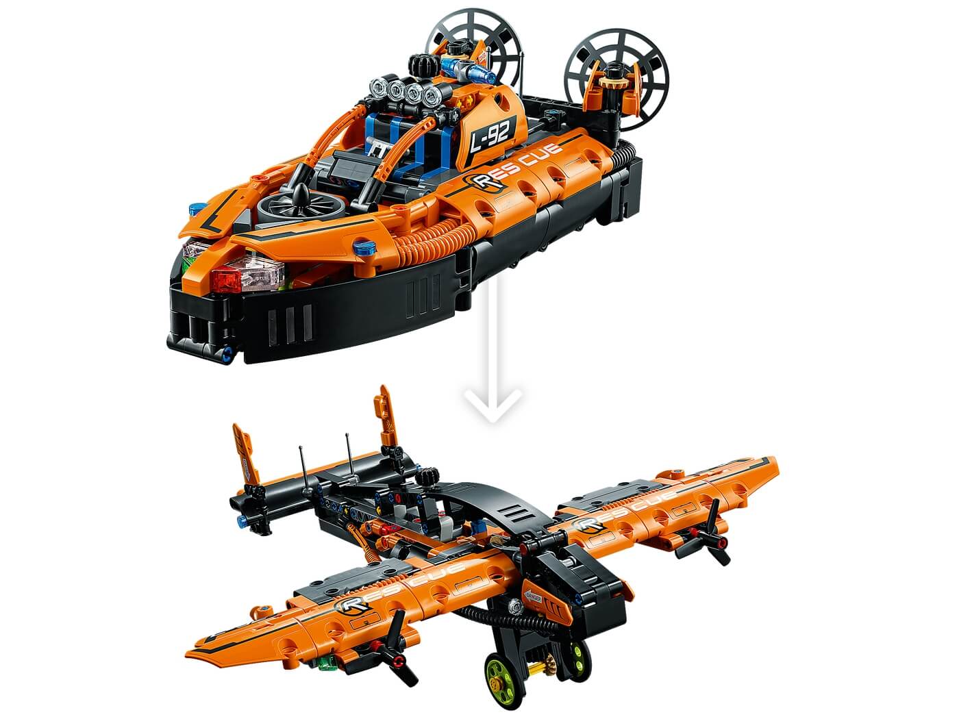 Aerodeslizador de Rescate ( Lego 42120 ) imagen f