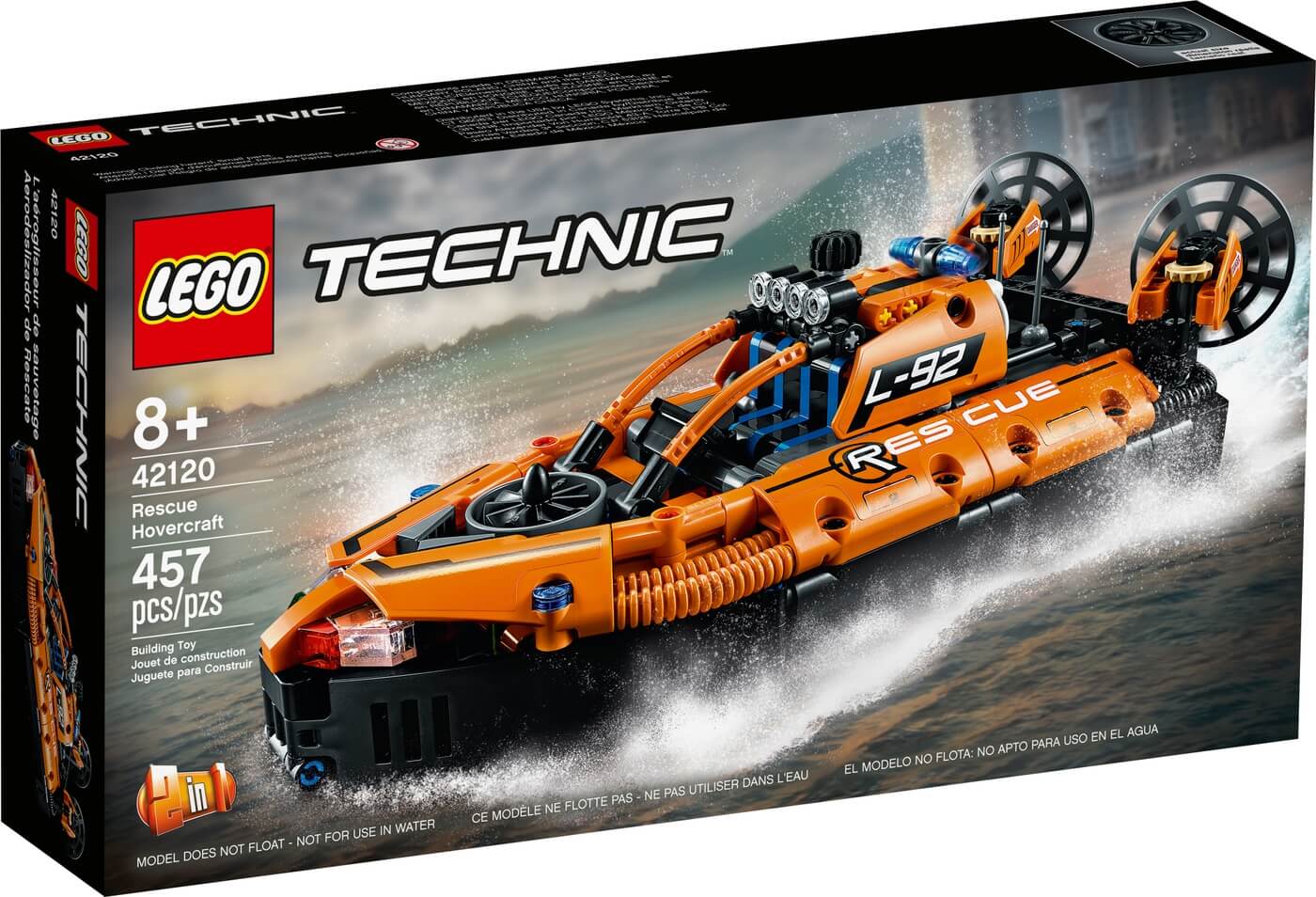 Aerodeslizador de Rescate ( Lego 42120 ) imagen h