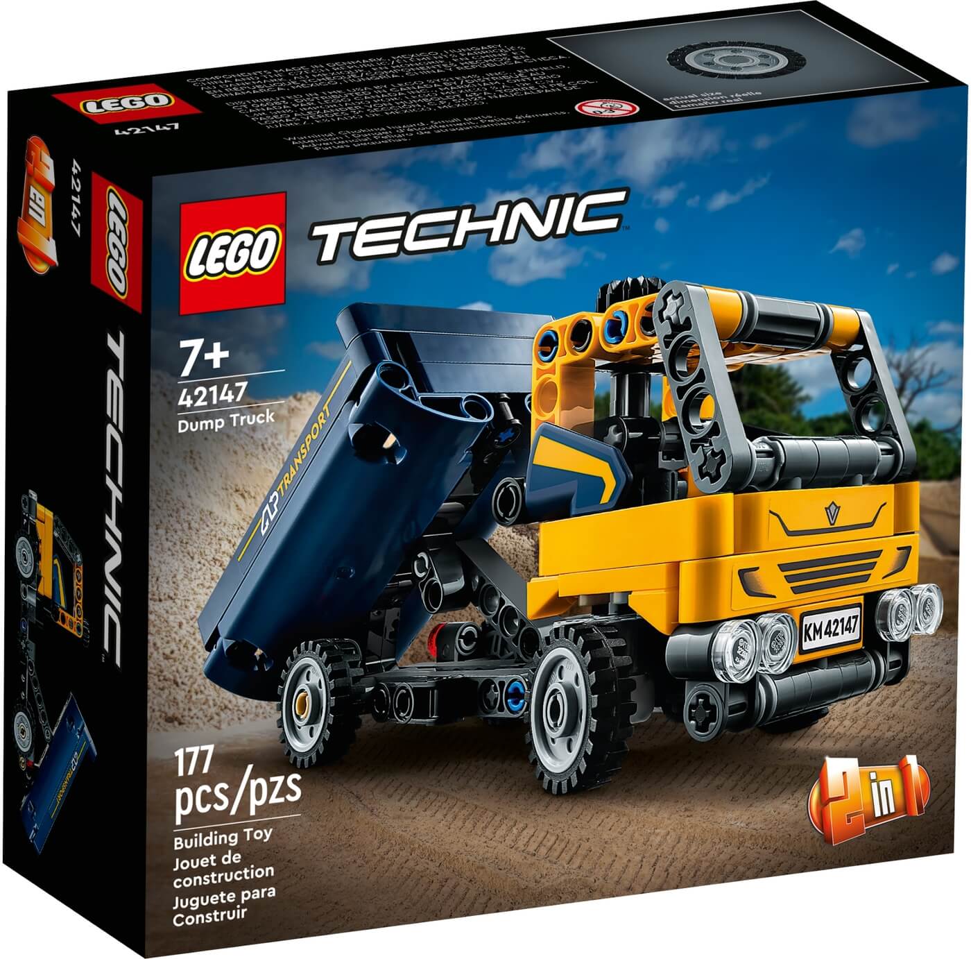 2en1 Volquete Excavadora ( Lego 42147 ) imagen e