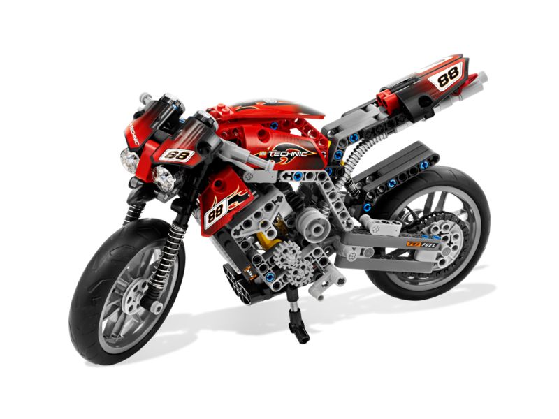 Moto de Carretera ( Lego 8051 ) imagen a