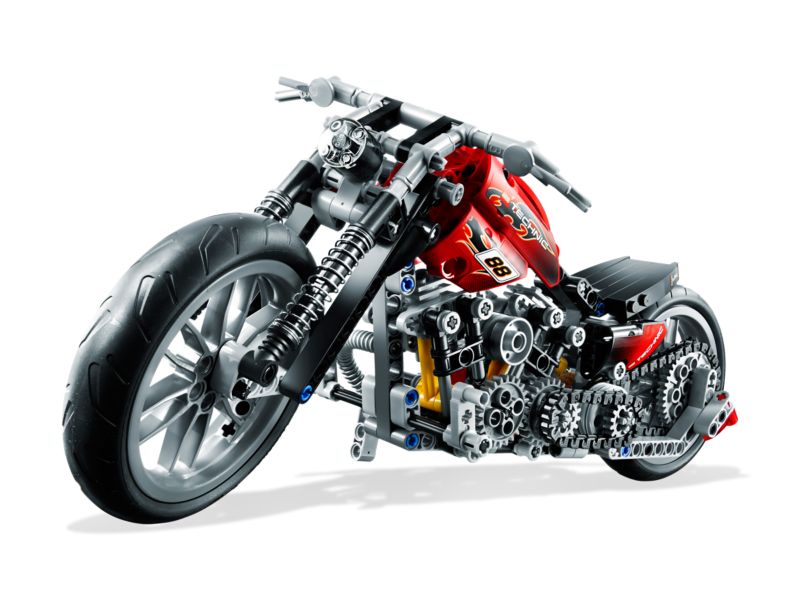 Moto de Carretera ( Lego 8051 ) imagen d