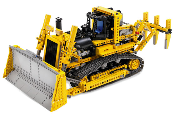 Bulldozer Motorizado ( Lego 8275 ) imagen a