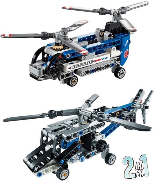 Helicóptero de Doble Hélice ( Lego 42020 ) imagen c