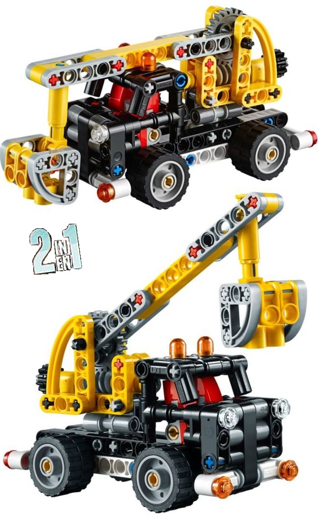 Camión con Plataforma Elevadora ( Lego 42031 ) imagen d