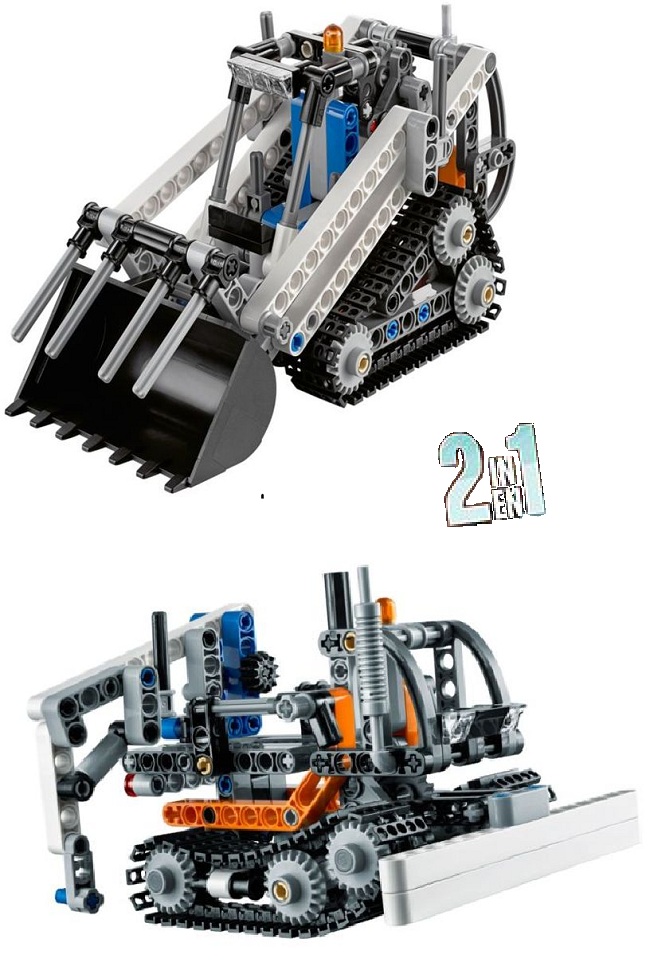 Cargadora Compacta con Orugas ( Lego 42032 ) imagen d