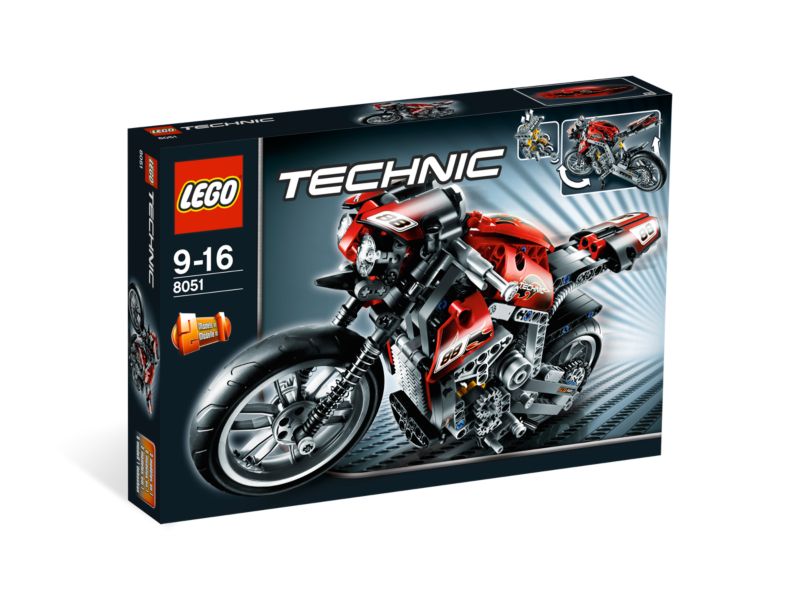 Moto de Carretera ( Lego 8051 ) imagen b