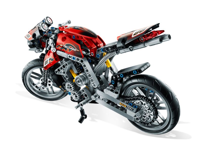 Moto de Carretera ( Lego 8051 ) imagen c