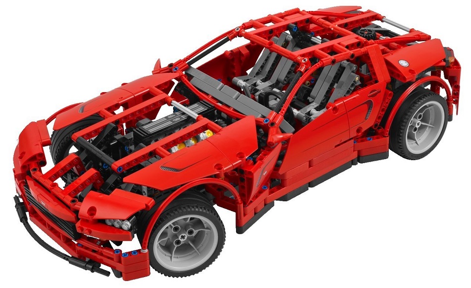 Súper deportivo rojo ( Lego 8070 ) imagen a