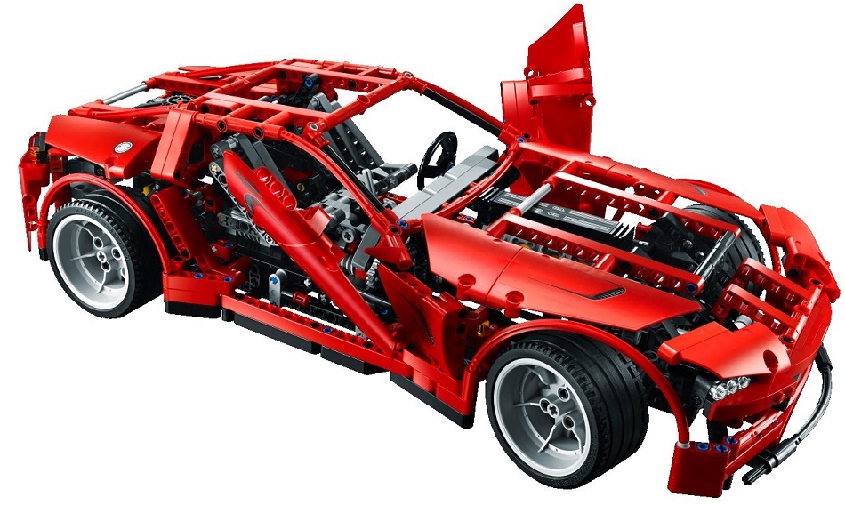 Súper deportivo rojo ( Lego 8070 ) imagen b