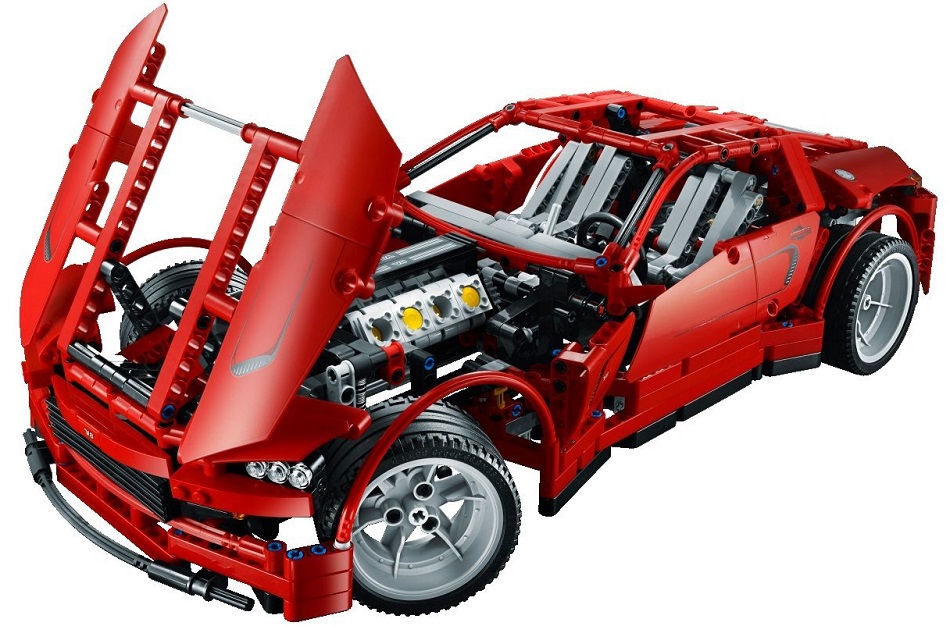 Súper deportivo rojo ( Lego 8070 ) imagen c