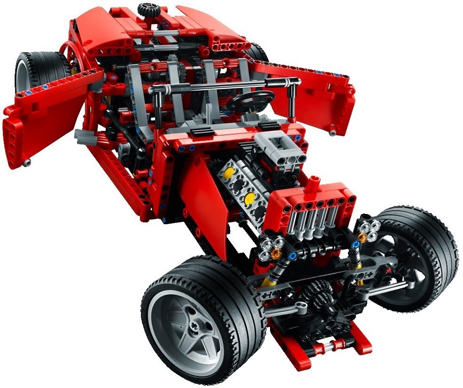 Súper deportivo rojo ( Lego 8070 ) imagen d