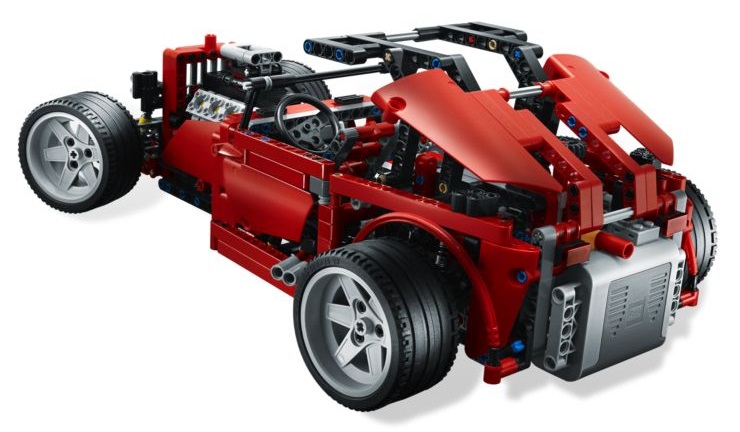 Súper deportivo rojo ( Lego 8070 ) imagen f