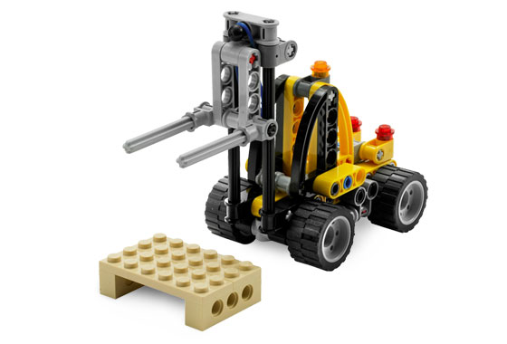 Carretilla Elevadora ( Lego 8290 ) imagen a
