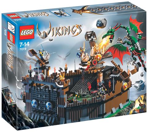Fortaleza vikinga contra el dragón Fatner ( Lego 7019 ) imagen k