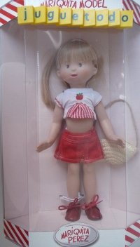 Mariquita Model Rubia jersey manzana y canasta